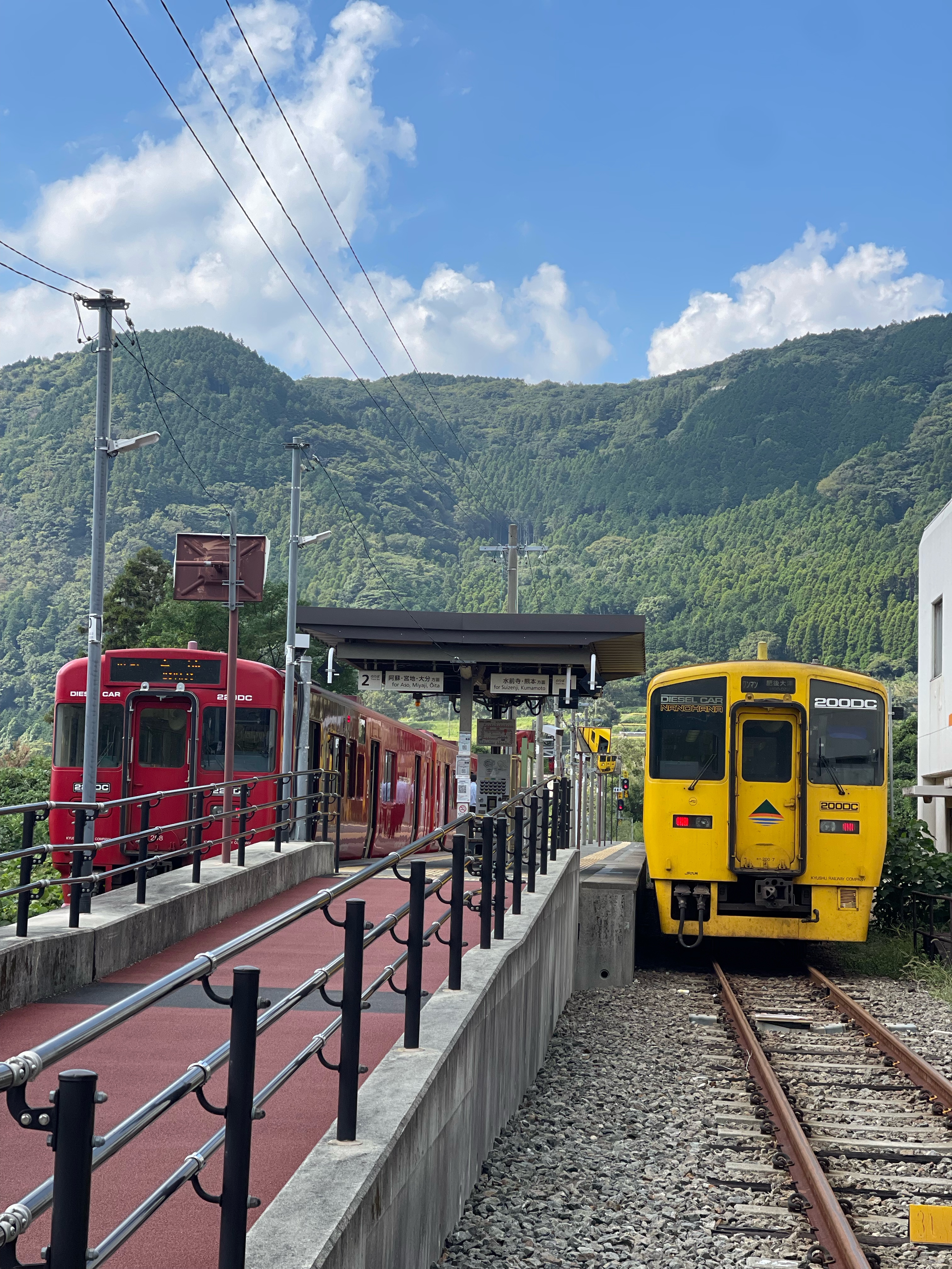 南阿蘇鉄道立野駅分岐